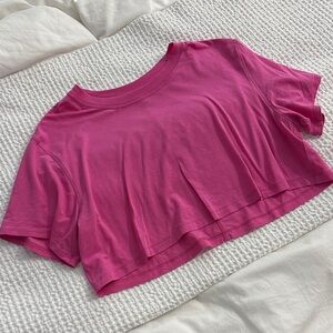 Lululemon Cropped Short Sleeve Tee